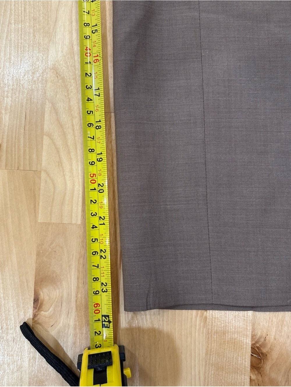LOFT Wide-Leg Crop Dress Pants in Brown Taupe - Picture 5 of 5